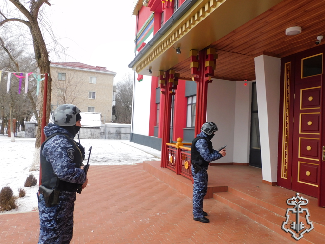 Сотрудники ОВО Росгвардии приняли участие в программе НТК (национальное телевидение Калмыкии ) «Утро Калмыкии»